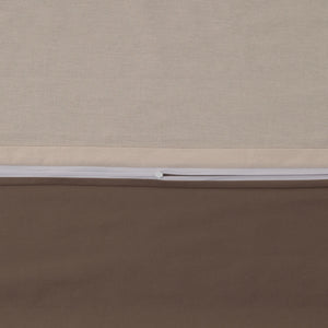 100% Baumwolle A-B Renforcé Bettwäsche - Beige