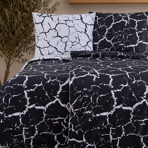 100% Baumwolle Renforcé Bettwäsche - Mercer Black
