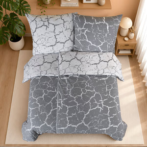 100% Baumwolle Renforcé Bettwäsche - Mercer Grey