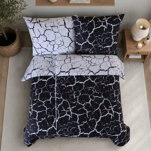 100% Baumwolle Renforcé Bettwäsche - Mercer Black