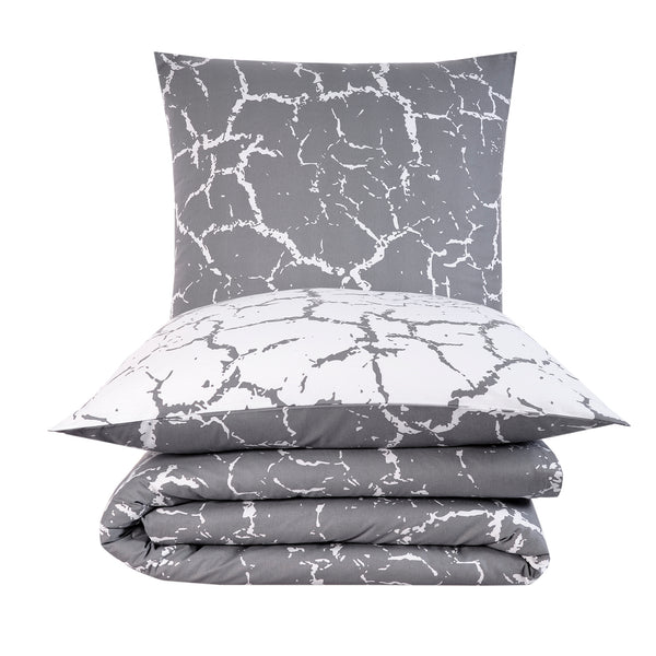 100% Baumwolle Renforcé Bettwäsche - Mercer Grey