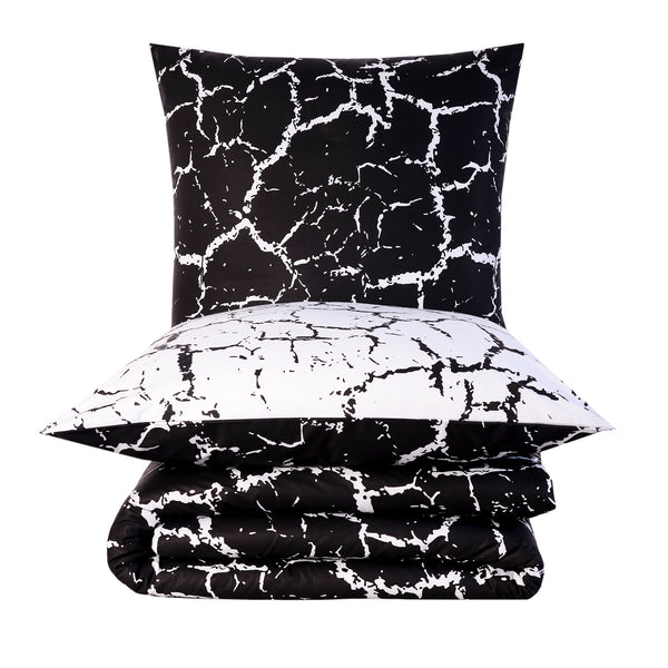 100% Baumwolle Renforcé Bettwäsche - Mercer Black