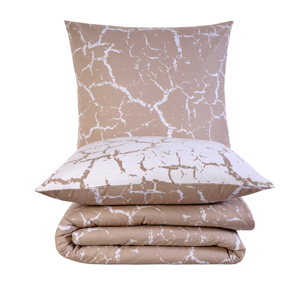 100% Baumwolle Renforcé Bettwäsche - Mercer Beige
