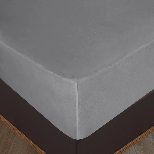 100% Baumwolle Jersey Spanbetttuch - Grey