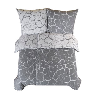 100% Baumwolle Renforcé Bettwäsche - Mercer Grey