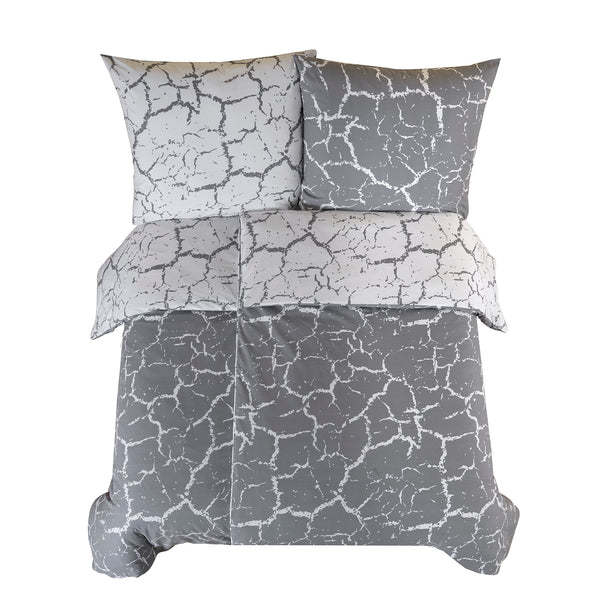 100% Baumwolle Renforcé Bettwäsche - Mercer Grey