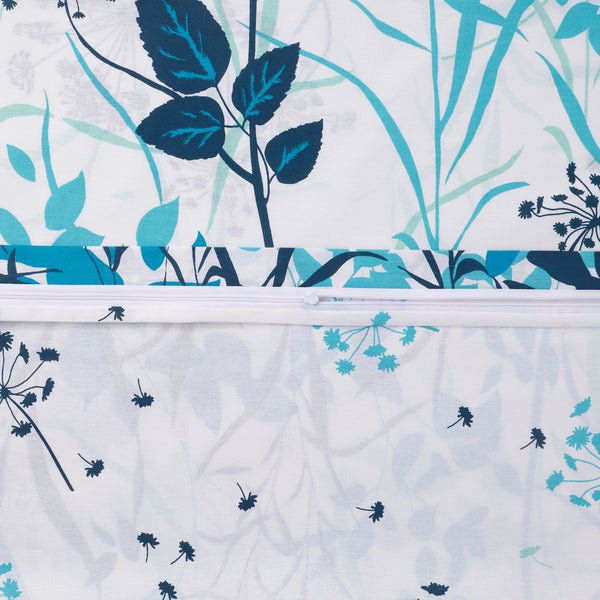 100% Baumwolle Renforcé Bettwäsche - BLUE GARDEN