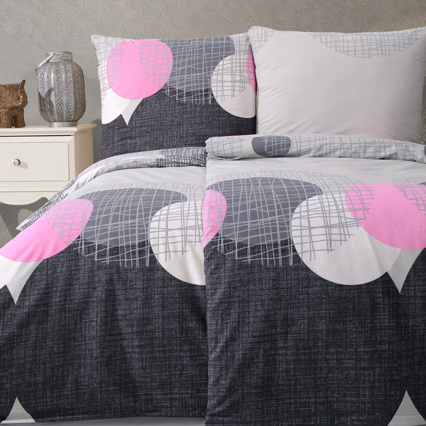 100% Baumwolle Renforcé Bettwäsche - JADORE PINK