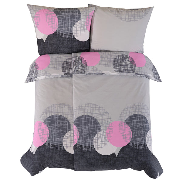 100% Baumwolle Renforcé Bettwäsche - JADORE PINK