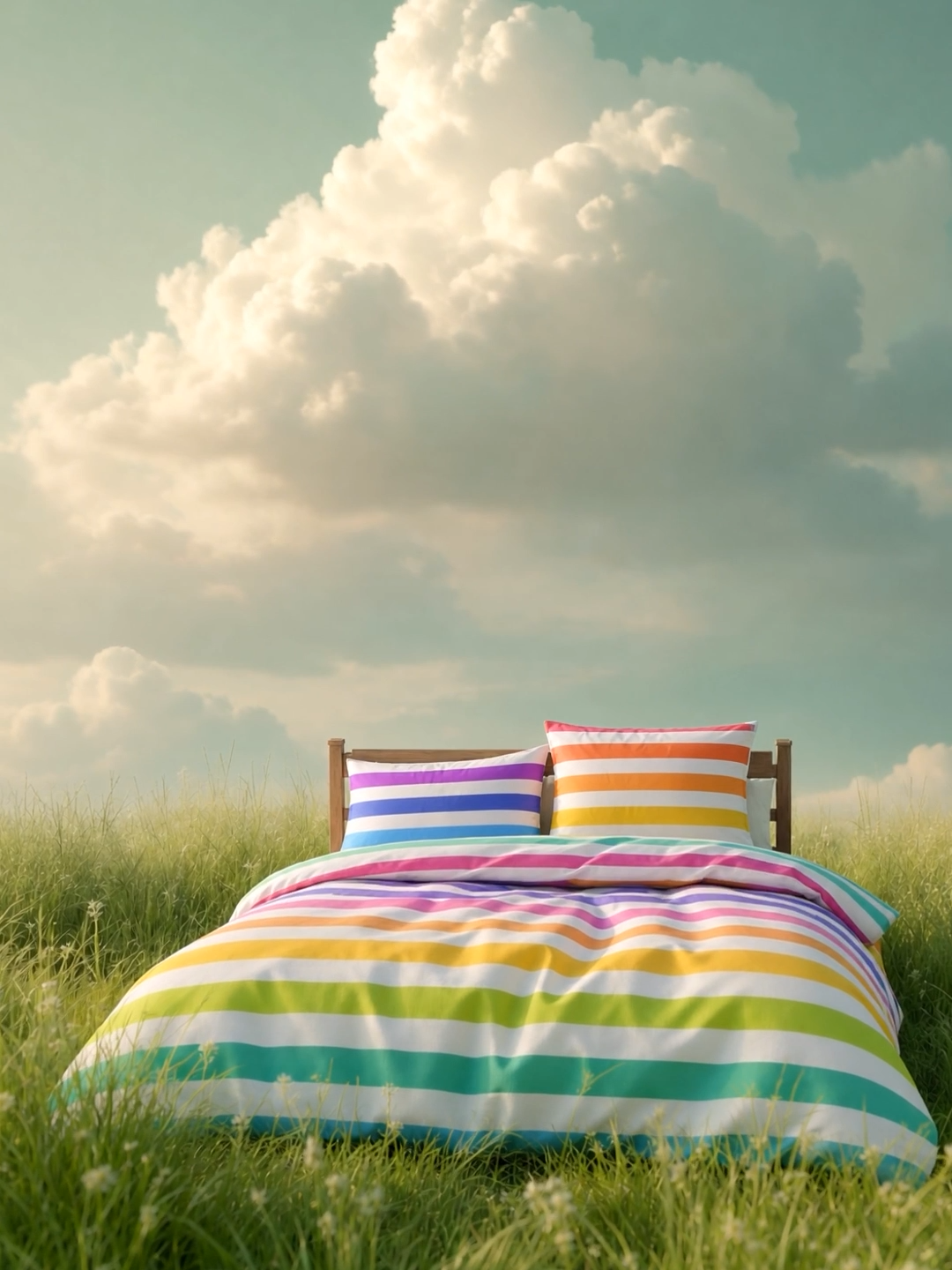 100% Baumwolle Renforcé Bettwäsche - Rainbow