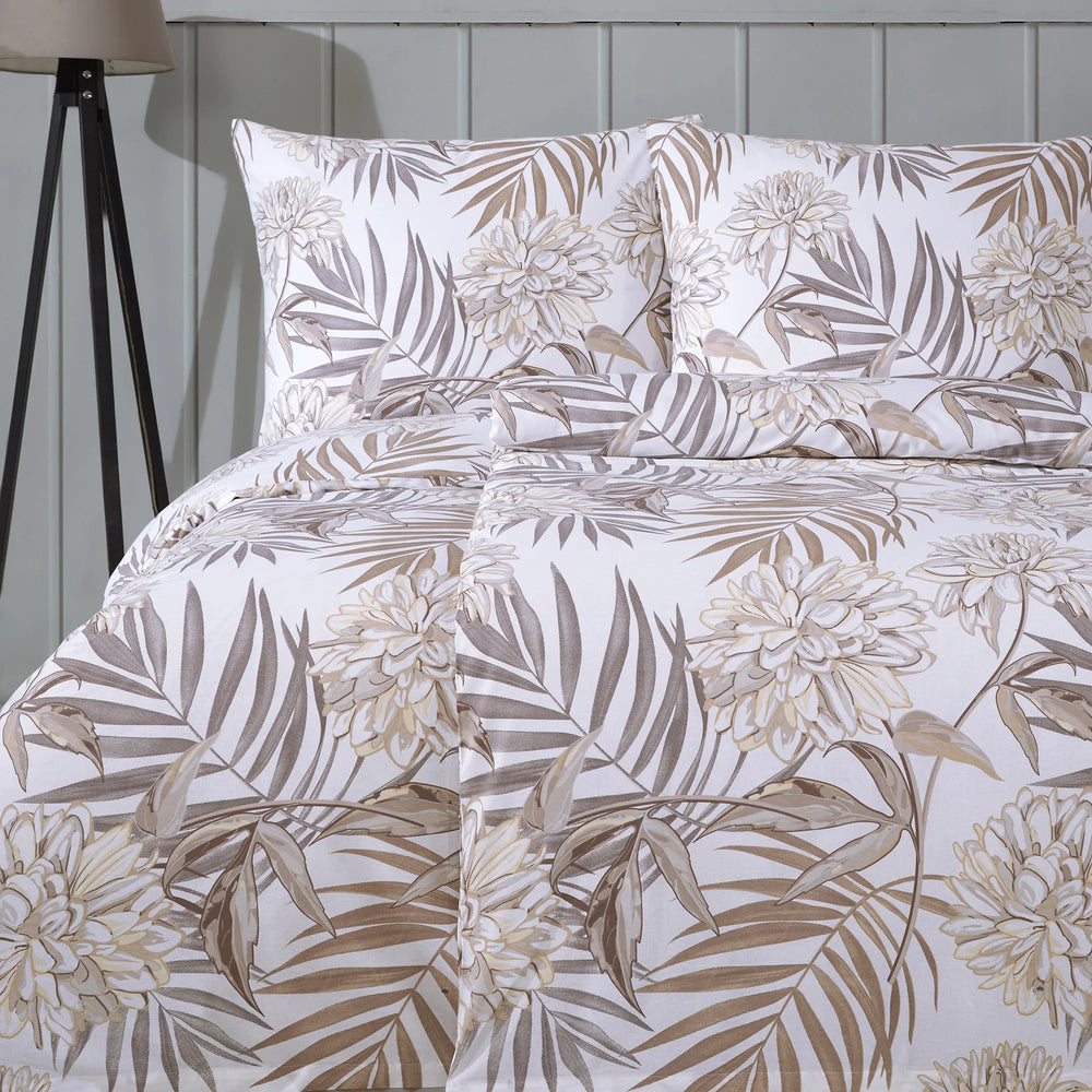 100% Baumwolle Renforcé Bettwäsche - Amazing Beige