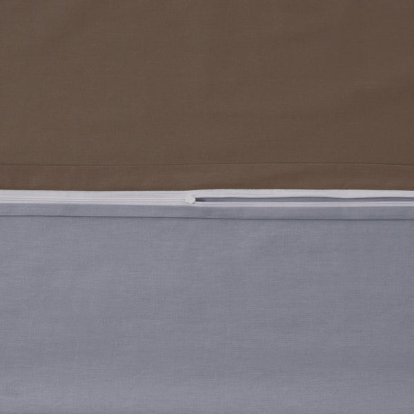 100% Baumwolle A-B Renforcé Bettwäsche - Brown