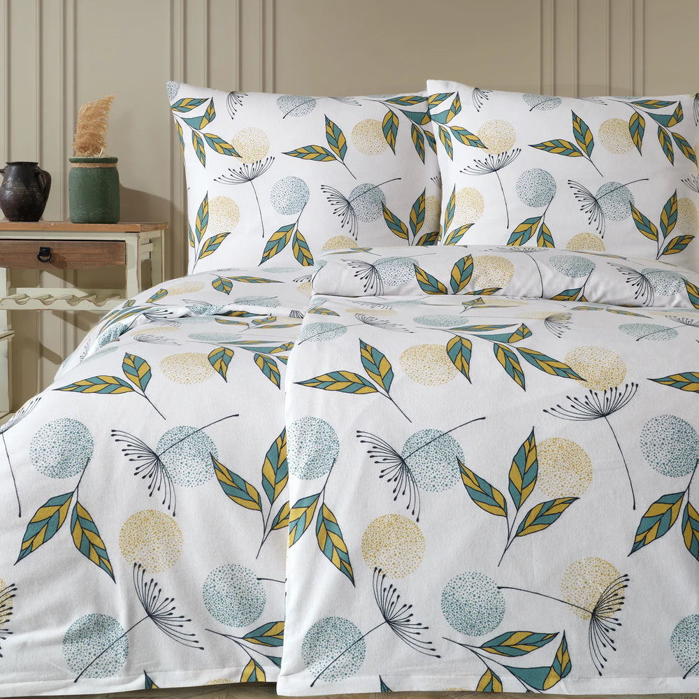 100% Baumwolle Biber Bettwäsche - Elicia