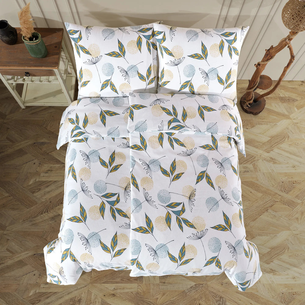 100% Baumwolle Biber Bettwäsche - Elicia