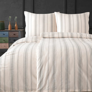 100% Baumwolle Natural Bettwäsche - Green