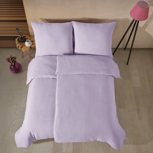 100% Baumwolle Unifabre Musselin Bettwäsche - Lila