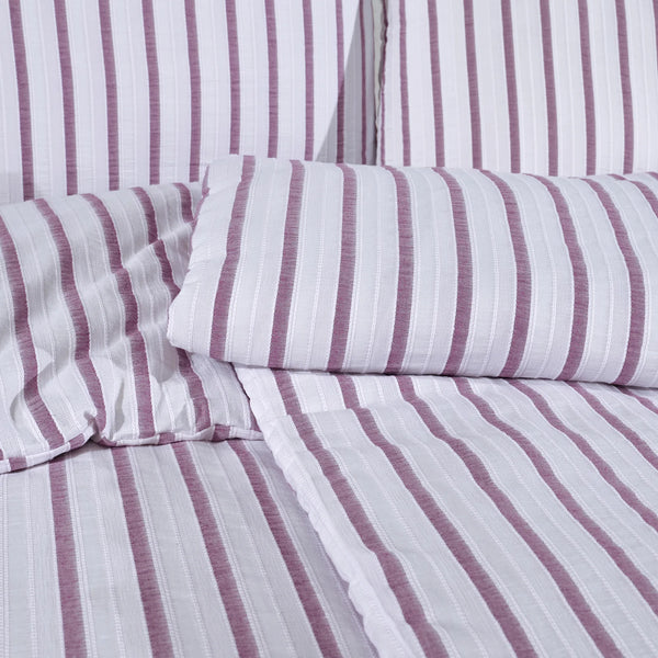 100% Baumwolle Natural Bettwäsche Vintage - Lila