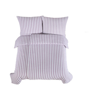 100% Baumwolle Natural Bettwäsche Vintage - Lila