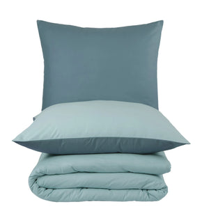 100% Baumwolle A-B Renforcé Bettwäsche - Mint