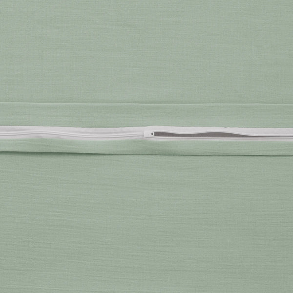 100% Baumwolle Unifabre Musselin Bettwäsche - Mint