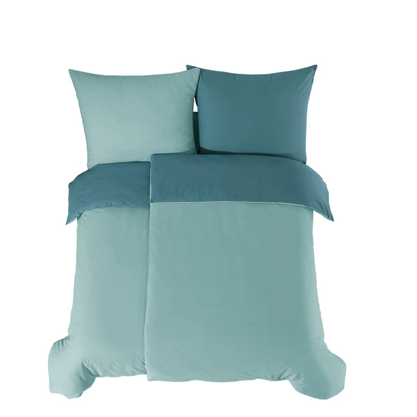 100% Baumwolle A-B Renforcé Bettwäsche - Mint