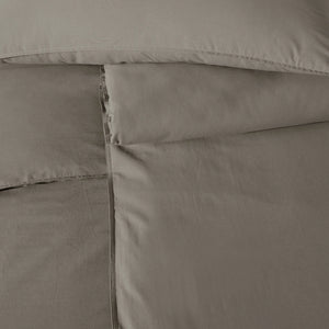 100% Baumwolle Gewaschene Bettwäsche - Olive