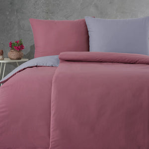 100% Baumwolle A-B Renforcé Bettwäsche - Pink