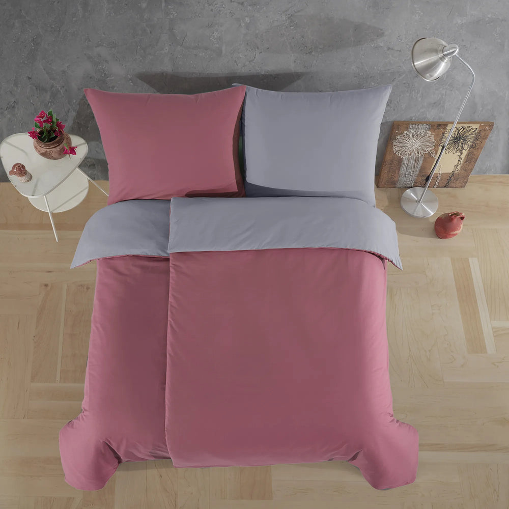 100% Baumwolle A-B Renforcé Bettwäsche - Pink