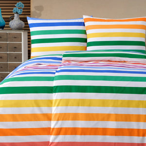 100% Baumwolle Renforcé Bettwäsche - Rainbow Shine