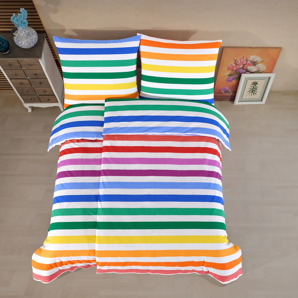 100% Baumwolle Renforcé Bettwäsche - Rainbow Shine