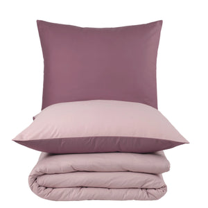 100% Baumwolle A-B Renforcé Bettwäsche - Rose