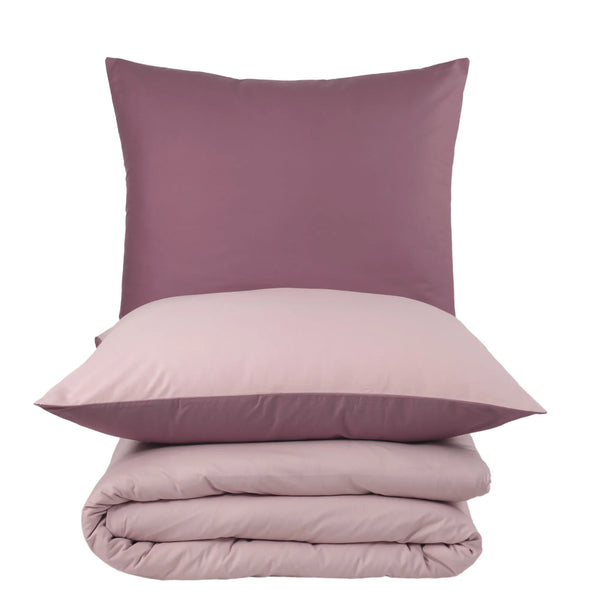 100% Baumwolle A-B Renforcé Bettwäsche - Rose