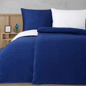 100% Baumwolle A-B Satin Bettwäsche - Royal