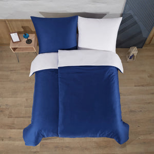 100% Baumwolle A-B Satin Bettwäsche - Royal