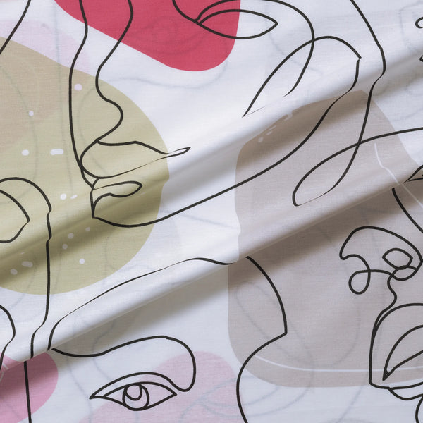 100% Baumwolle Renforcé Bettwäsche - Ruby