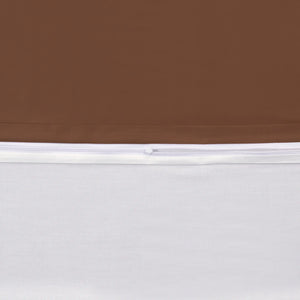 100% Baumwolle A-B Satin Bettwäsche - Russet
