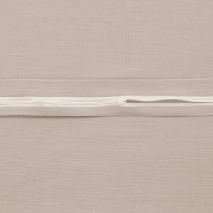 100% Baumwolle Unifabre Musselin Bettwäsche - Sand-Shell