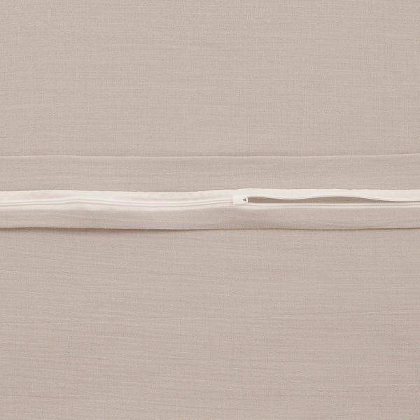 100% Baumwolle Unifabre Musselin Bettwäsche - Sand-Shell