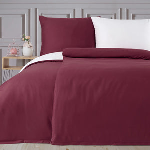 100% Baumwolle A-B Satin Bettwäsche - Sandy