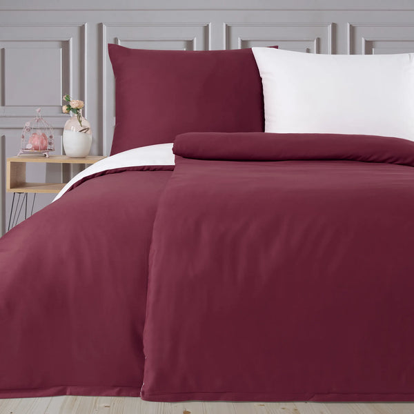 100% Baumwolle A-B Satin Bettwäsche - Sandy