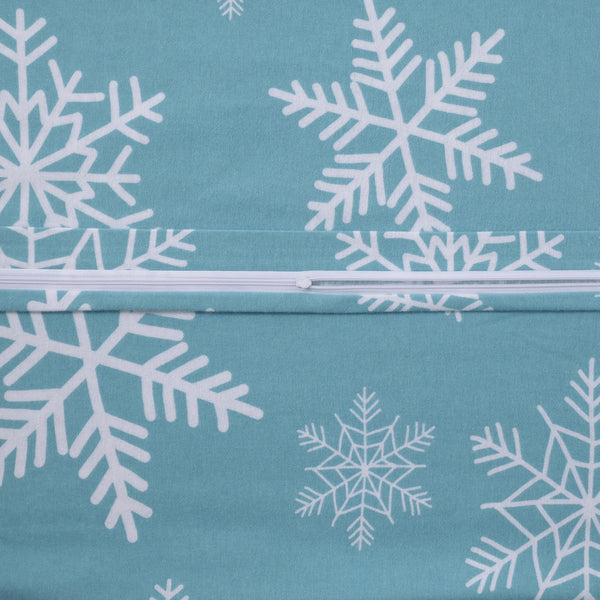 100% Baumwolle Biber Bettwäsche - Snowy