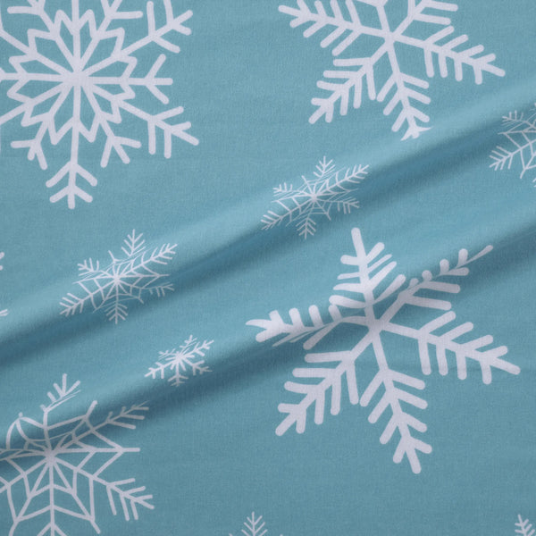 100% Baumwolle Biber Bettwäsche - Snowy