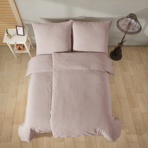 100% Baumwolle Gewaschene Bettwäsche - Stone