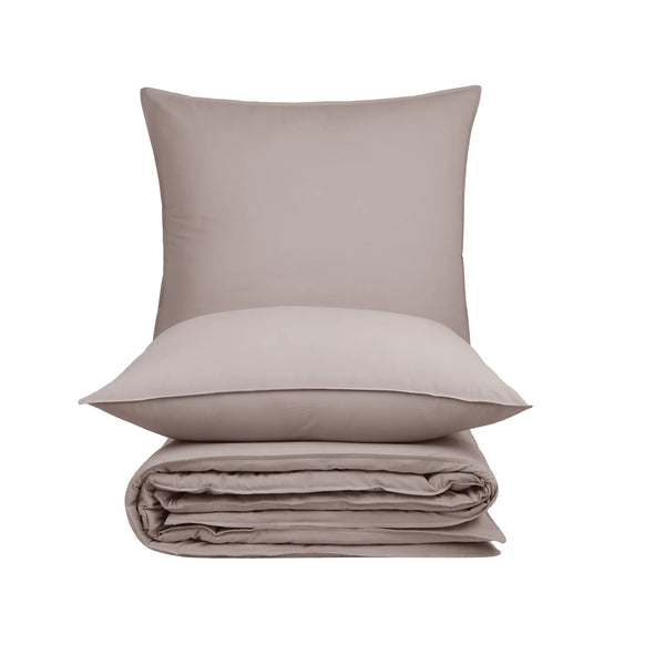 100% Baumwolle Gewaschene Bettwäsche - Stone