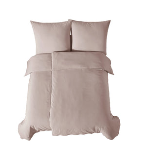 100% Baumwolle Gewaschene Bettwäsche - Stone