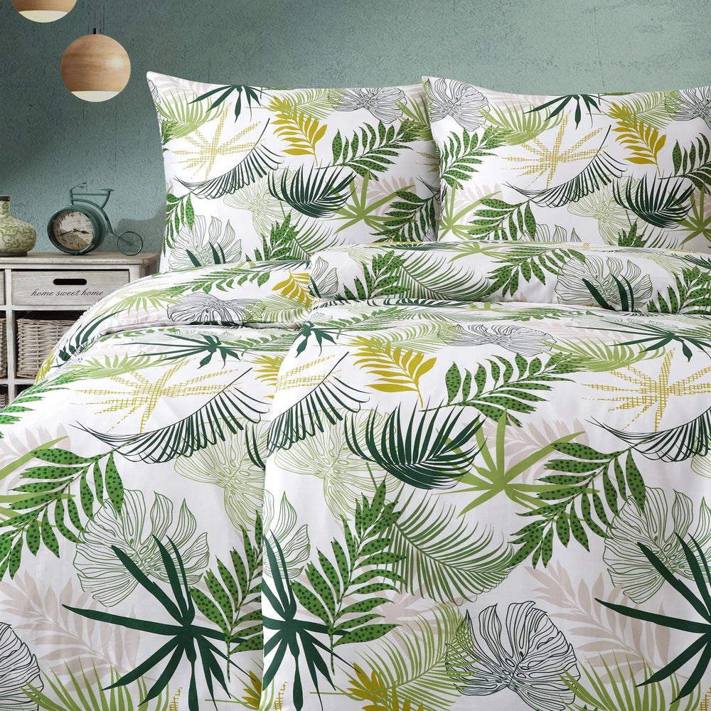 100% Baumwolle Satin Bettwäsche - Tropical