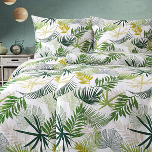 100% Baumwolle Satin Bettwäsche - Tropical
