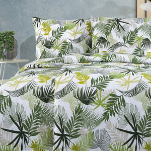 100% Baumwolle Seersucker Bettwäsche - Tropical