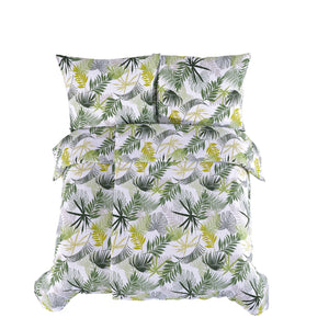 100% Baumwolle Seersucker Bettwäsche - Tropical