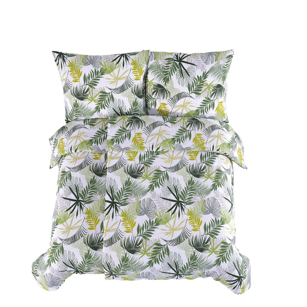 100% Baumwolle Seersucker Bettwäsche - Tropical